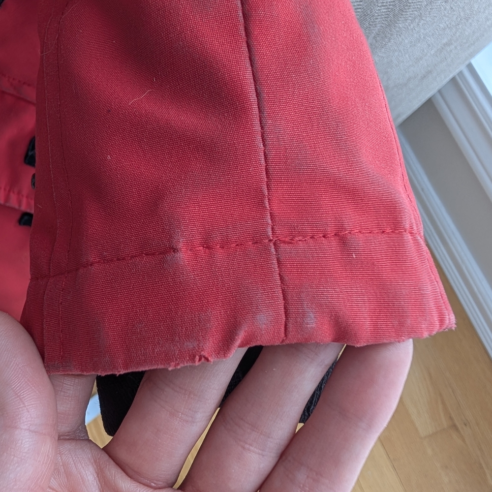 Canada Goose Red and Black Winter Jacket - Picture 8 of 8